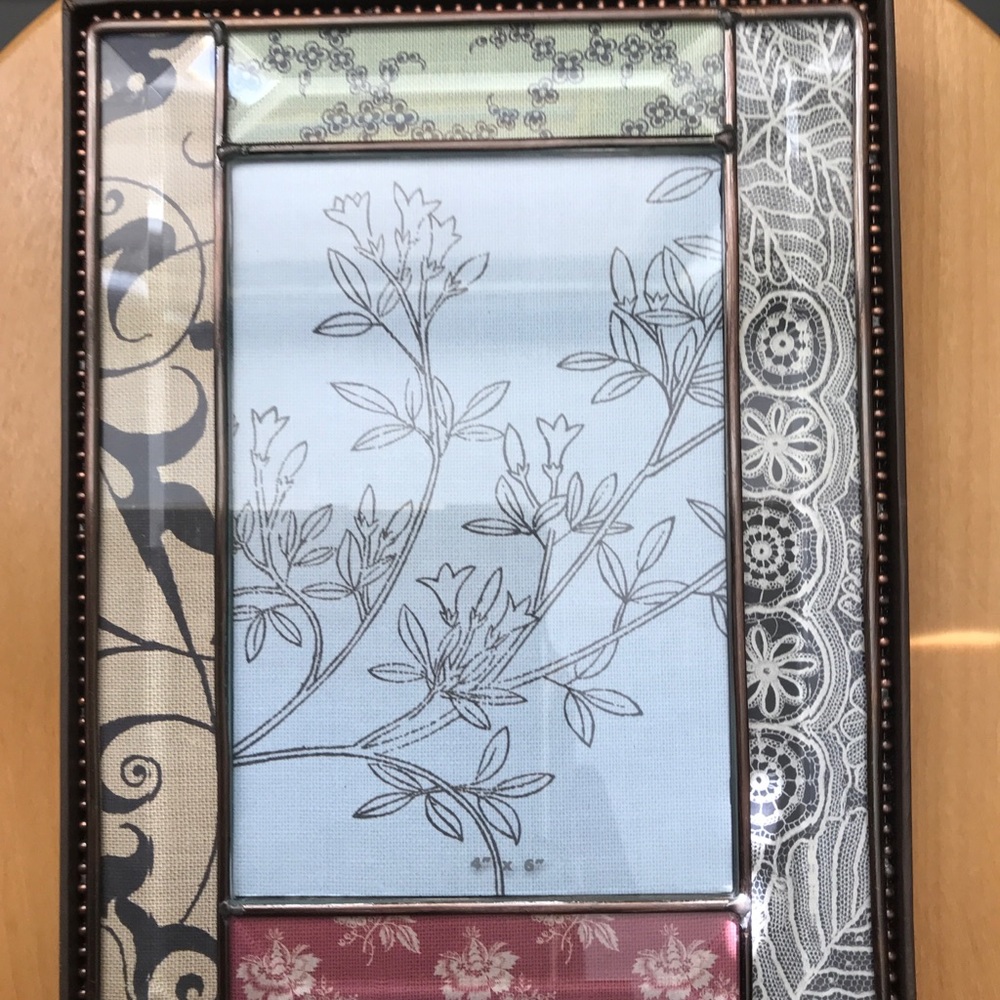 "New" Fringe Studio Copper Trim Glass Frame